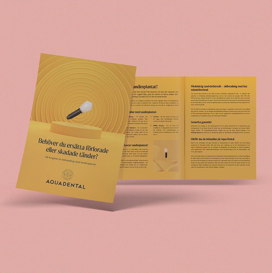 Flyer Tandimplantat - Uppdaterad 2025